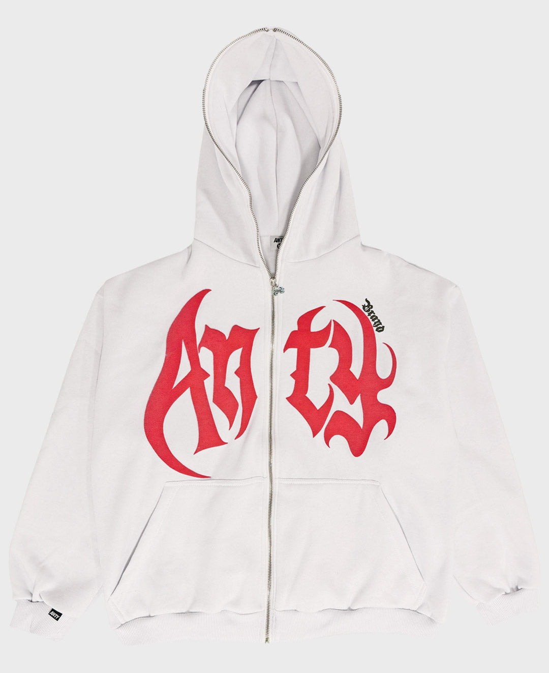 MOLETOM ANTY PUFF FULL ZIP WHITE