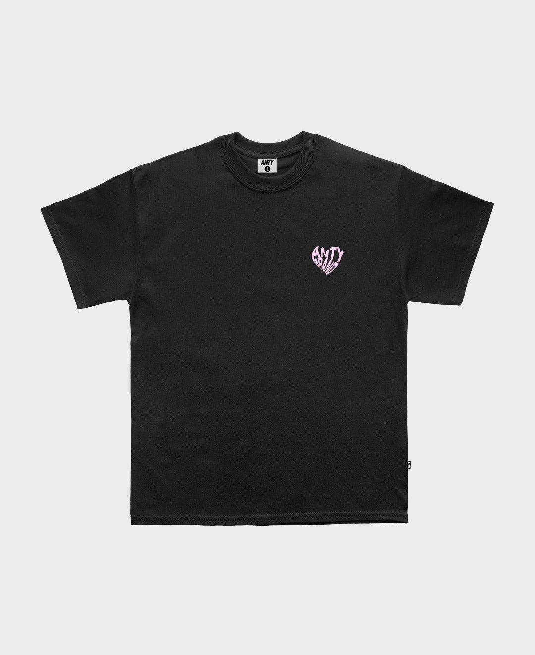 CAMISETA ANTY PUFF HEART BLACK PINK