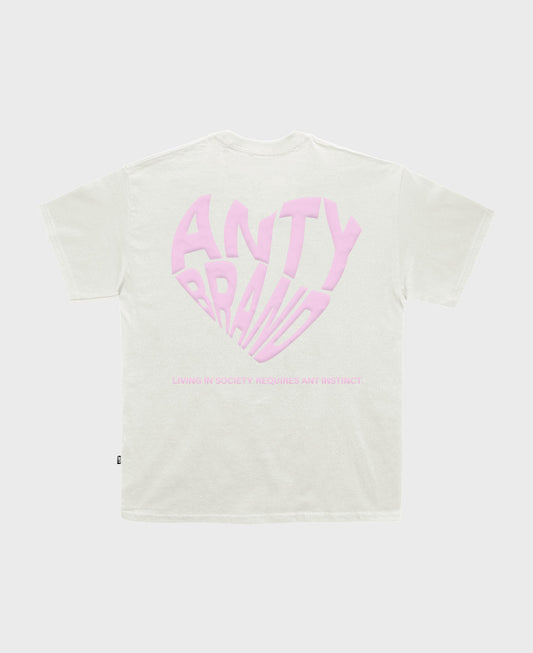 CAMISETA ANTY PUFF HEART OFF PINK